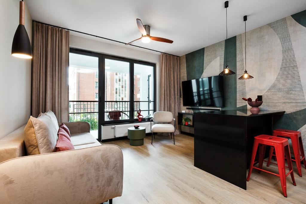 City Center - Walowa I Popieluszki By Apartmore Gdansk Dış mekan fotoğraf