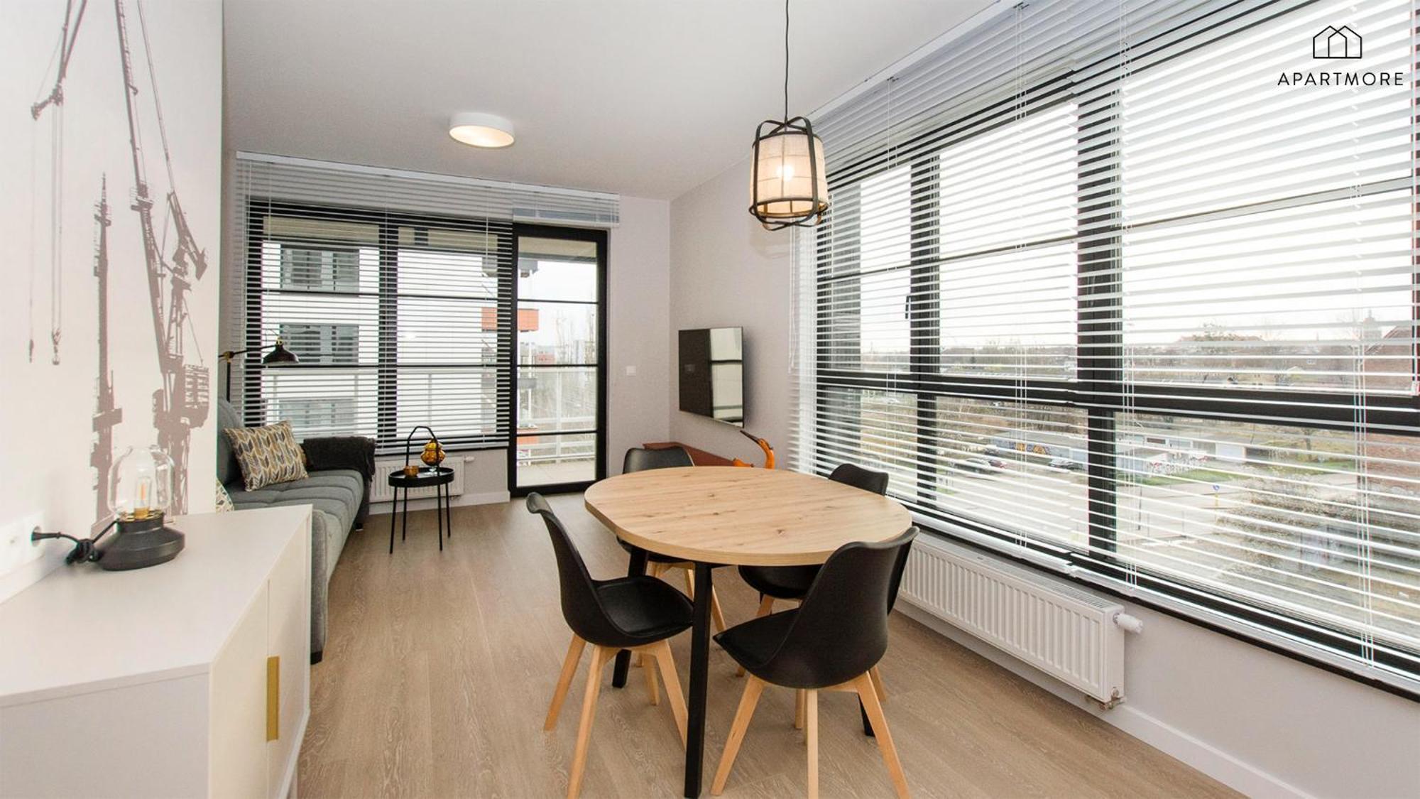 City Center - Walowa I Popieluszki By Apartmore Gdansk Dış mekan fotoğraf