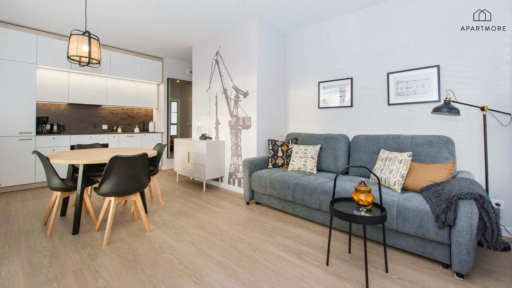 City Center - Walowa I Popieluszki By Apartmore Gdansk Dış mekan fotoğraf